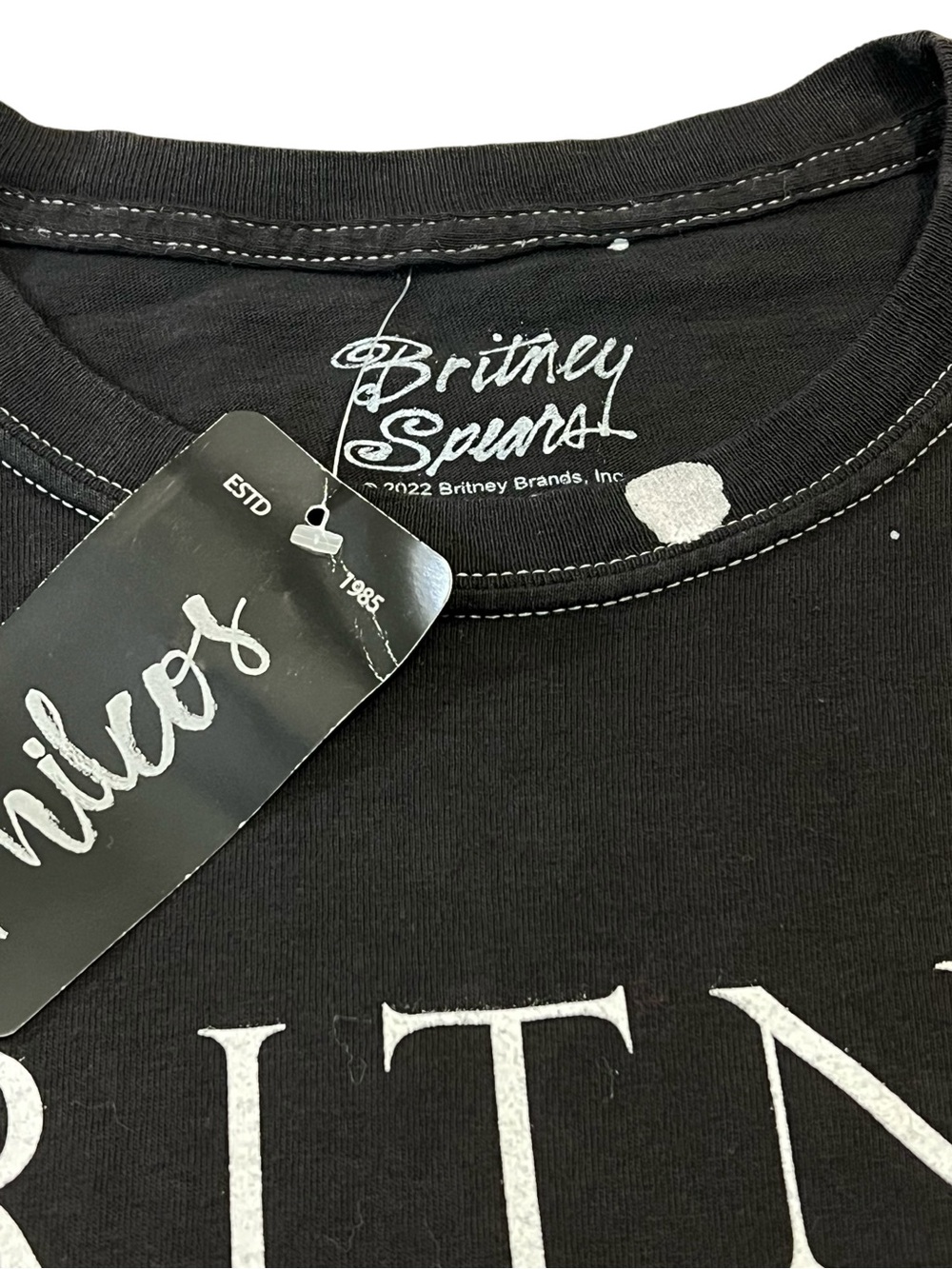 Britney Spears Graphic T-shirt Photo of Britney, OverSized, Black & White, XL - Picture 3 of 6